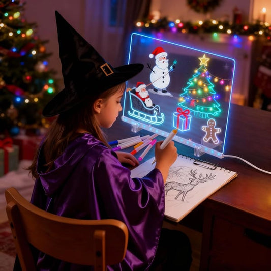 🎨 Dive Into a World of Color! This 7-Color LED Board Unleashes Creativity✨