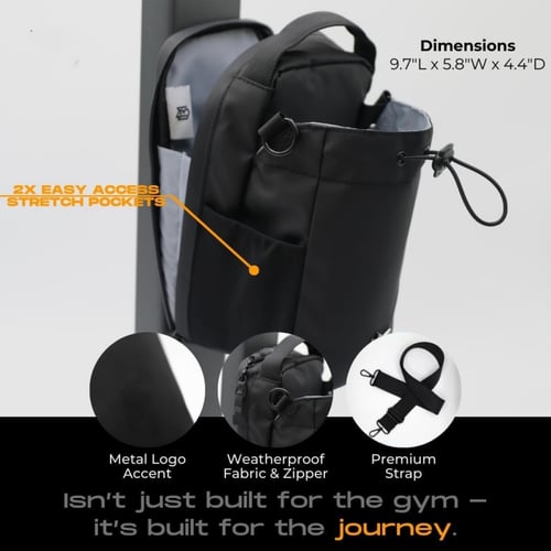 50% OFF🏋🏻Magnetic Gym Pouch Water Bottle Holder Bag
