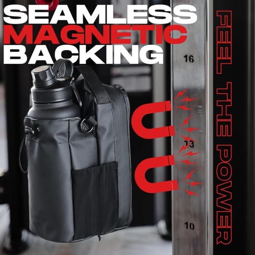 50% OFF🏋🏻Magnetic Gym Pouch Water Bottle Holder Bag