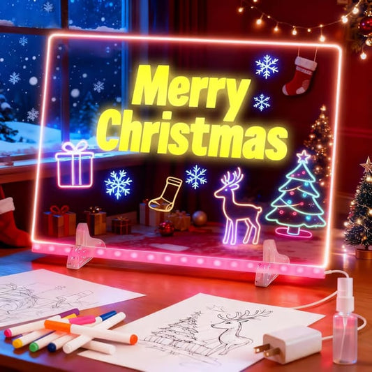 🎨 Dive Into a World of Color! This 7-Color LED Board Unleashes Creativity✨